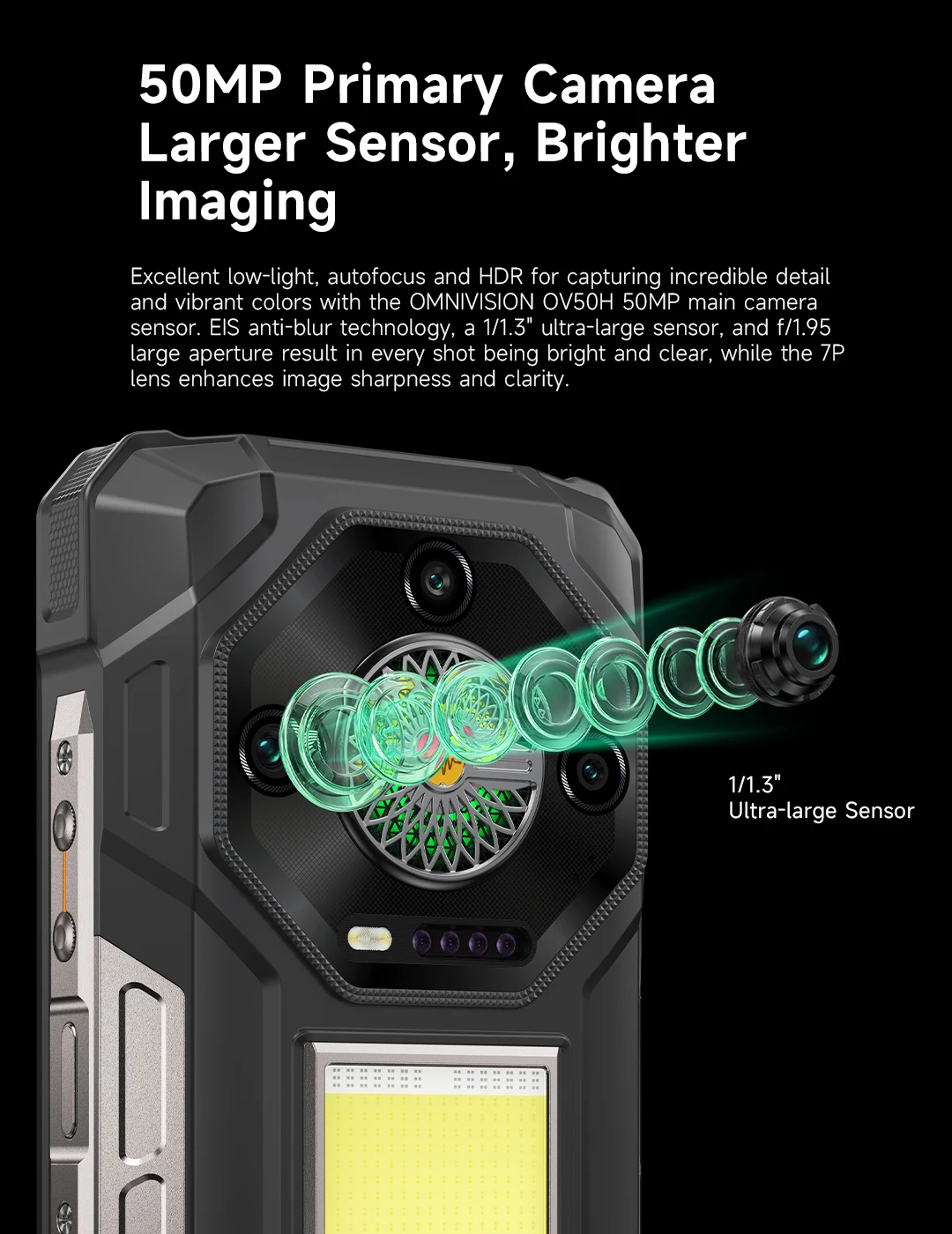 Ulefone Armor 33 4G Rugged Phone 25500 mAh 512GB ROM Up to 24GB RAM 120Hz 6.95" NFC Android 15 66W Smartphone Global Version