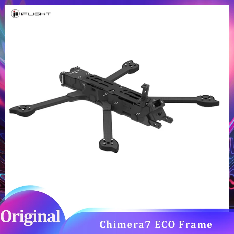 iFlight Chimera7 ECO Frame Kit with 6mm arm for FPV Parts BLITZ ATF435 Stack (E55S 4-IN-1 ESC) Flight Controller XING-E 2809