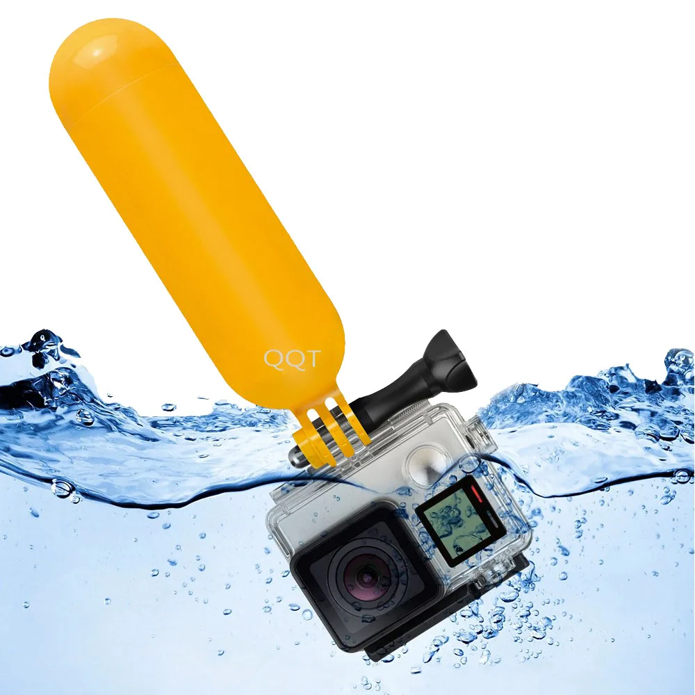 QQT for GoPro Accessories End Round Rod Floating GoPro Hero11 10 9 8 7 6 5 4 3+3 for Xiaomi Yi Sjcam SJ4000 SJ5000 Action Camera