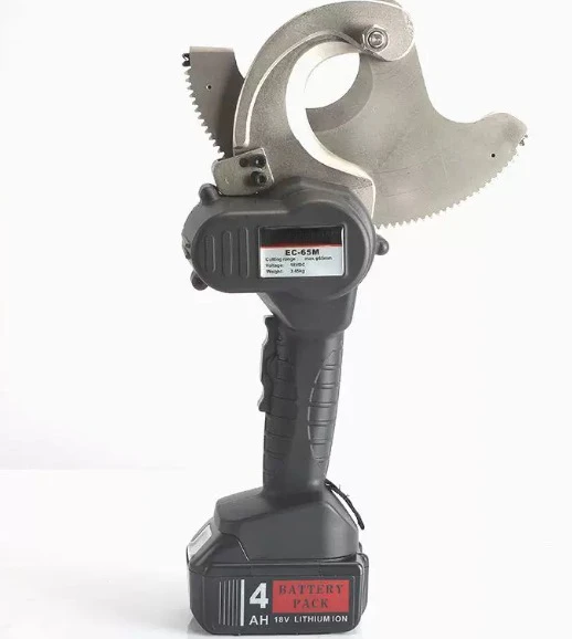 Cordless Electric Cable Cutter, Rechargeable Lithium Battery Powered Cable Cutting Tool for Copper Aluminum Wire Cutting