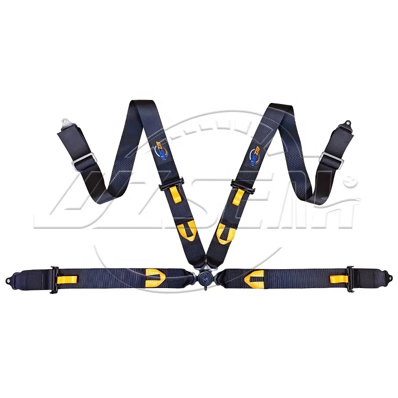 WZSEAHI Factory Supply Car Racing Simulator 3inch Harness Quick Removal 4-point Racing Seat Belt