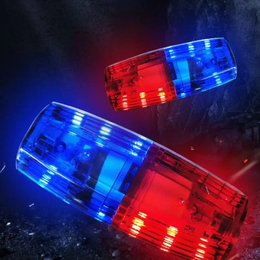 Mini Shoulder Clip Strobe Lamp LED Red Blue Warning Signal Light For Security Personnel Night Walk Work Safety Device