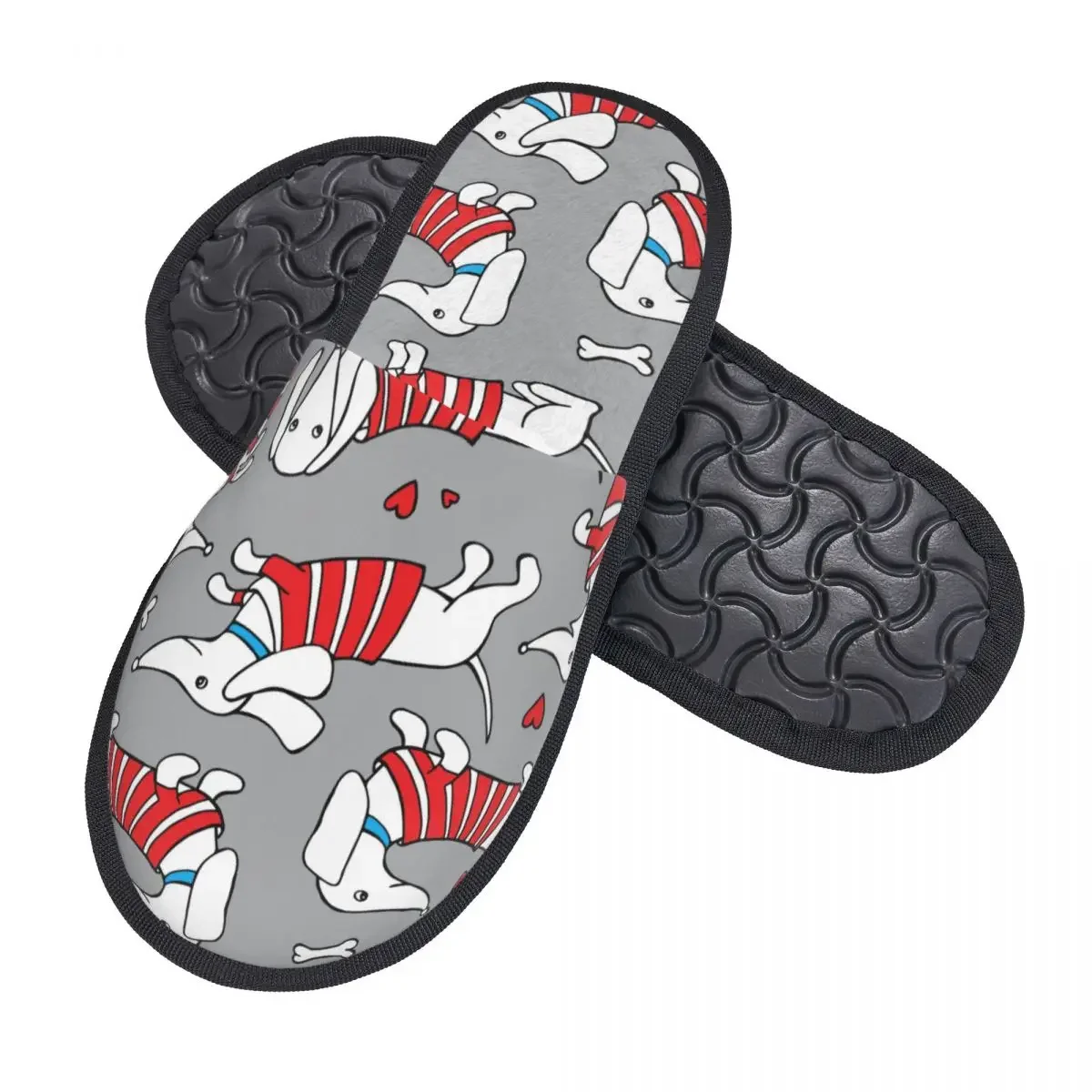 Soft Slippers Dog Dachshund In Cardigan Non-Slip Floor Indoor Home Furry  Shoes For Bedroom