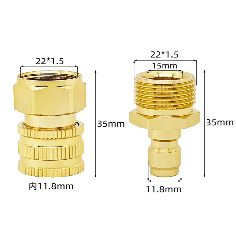 NEW High Pressure Washer Spout Quick Connector Aluminum Thread Pressure Washer Adapter Leak-Proof Seal Washer Accessories ﻿