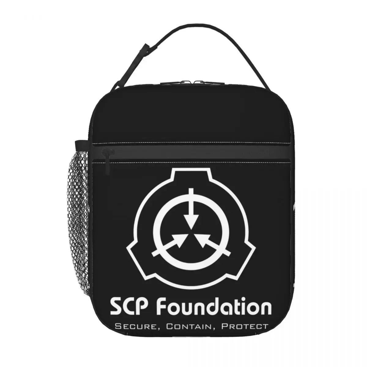 

SCP Foundation Insulated Lunch Bag for Women Children Portable Food Boxes Thermal Lunch Box Tote