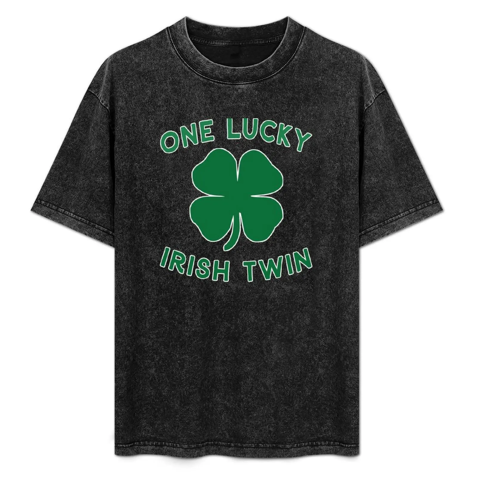 

Lucky Twin St Patrick Day Irish Shamrock Gift. T-Shirt Holiday Vacation Tee Shirt