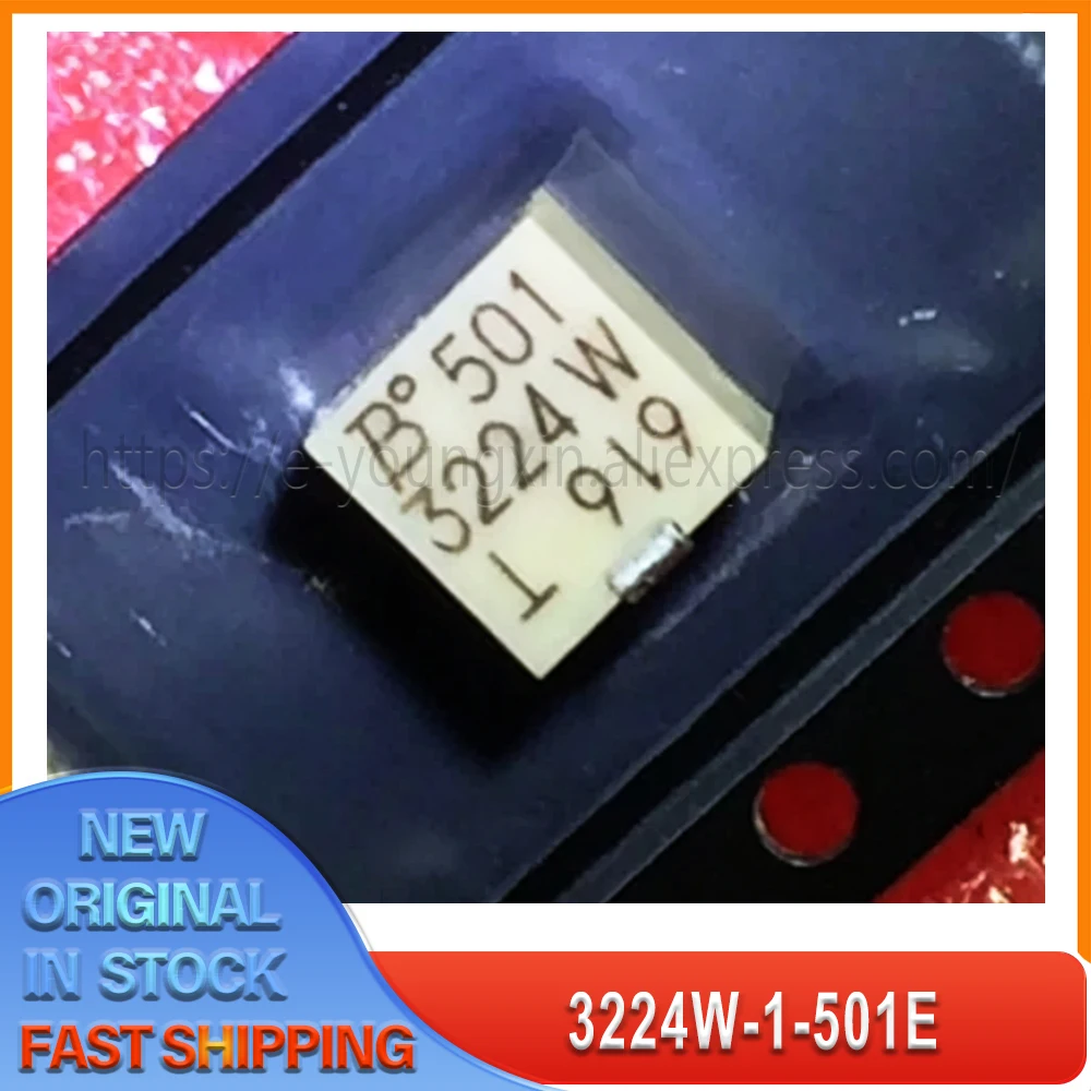 5PCS-100PCS/LOT 3224W-1-501E SMD  3224W 500R 100% New Original Stock