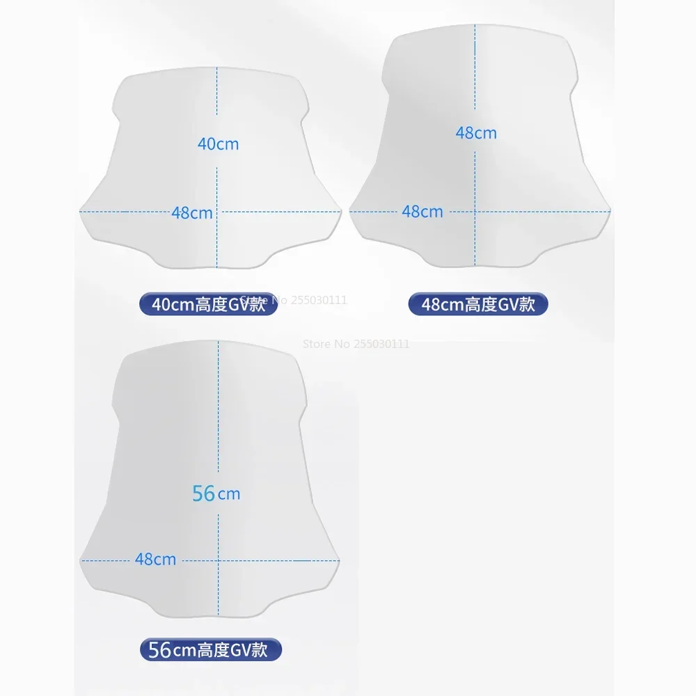 لـ GAOKIN THOR1000 GV نموذج تعديل الزجاج الأمامي GAOKIN THOR 1000 زجاج أمامي مخصص مرتفع وموسع #5