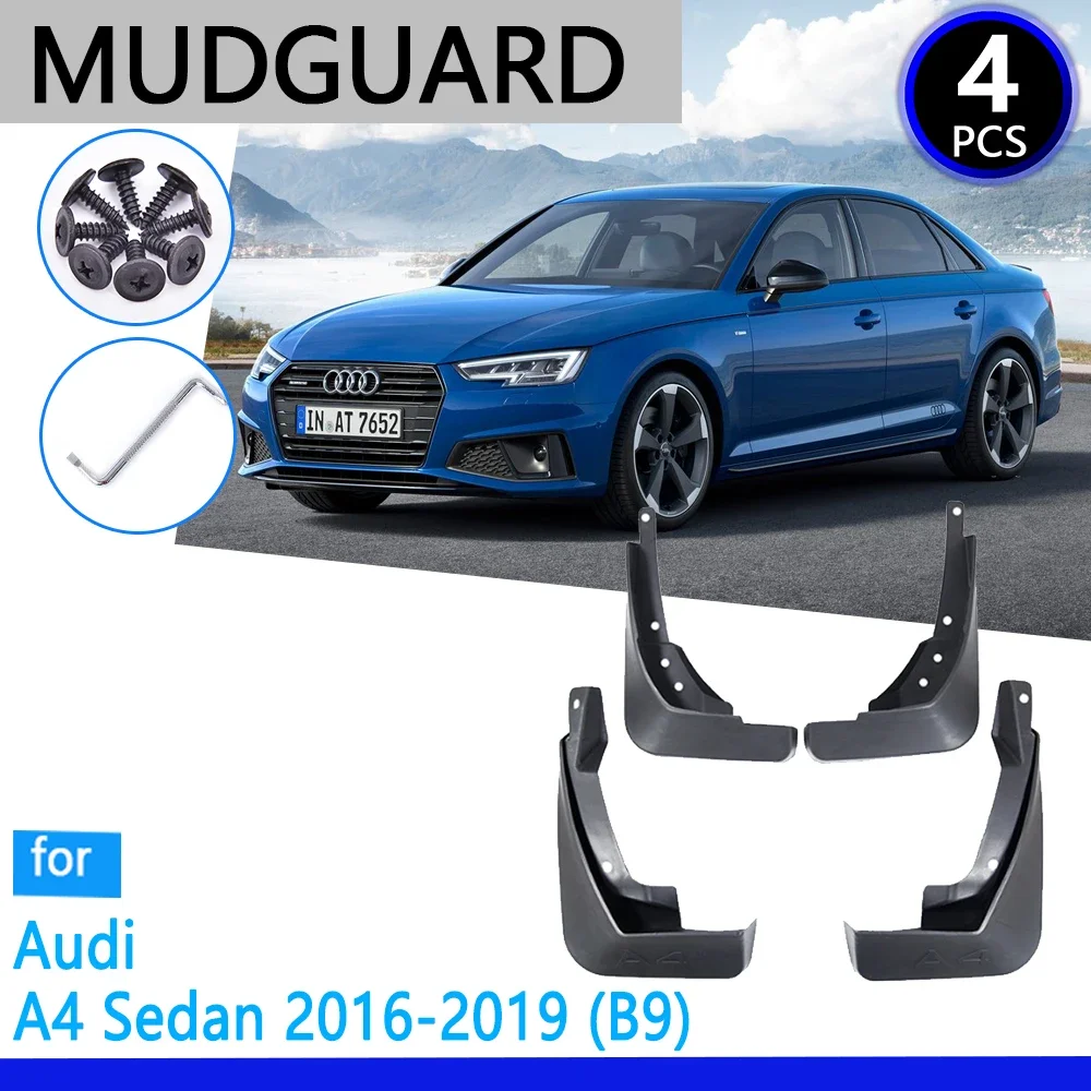 

Mudguards fit for Audi A4 B9 2016 2017 2018 2019 Accessories Mudflap Fender Auto Replacement Parts