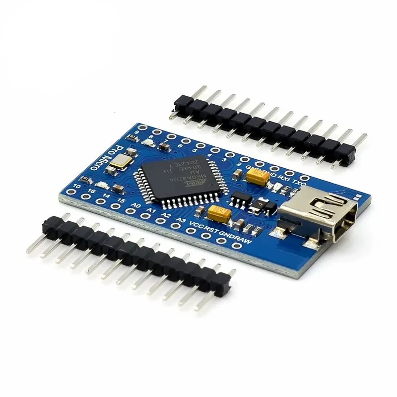 Imagem -04 - Placa de Desenvolvimento para Arduino Pro Micro Mini Usb Atmega32u4 5v 16mhz