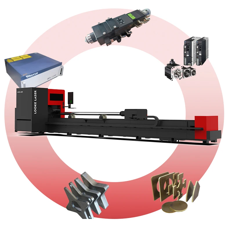 

1500w 3000w 6000w 1.5kw 3kw 6kkw Cut 220mm 160mm Pipe Fiber Tube Laser Cutting Machine for Tubular Metal Price