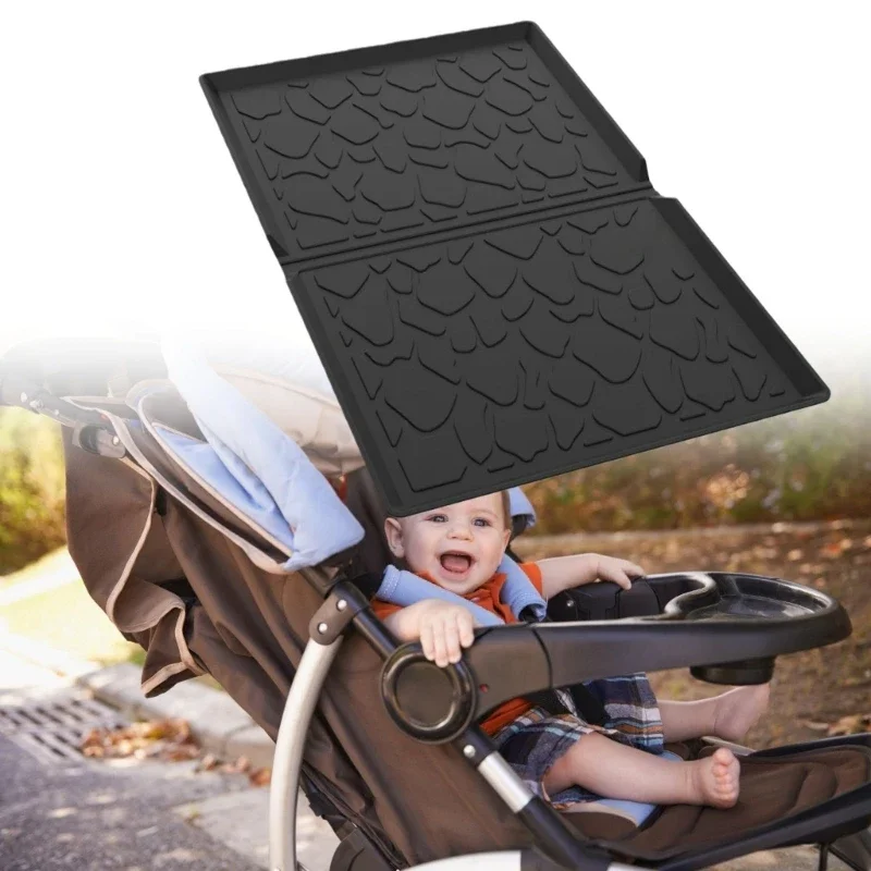 สุขอนามัยซิลิโคนรถเข็นเด็กที่นั่ง Pad กันน้ำ Anti Stain เบาะน้ำหนักเบา Breathable Pram สำหรับ Wagon W2/W4 15UB