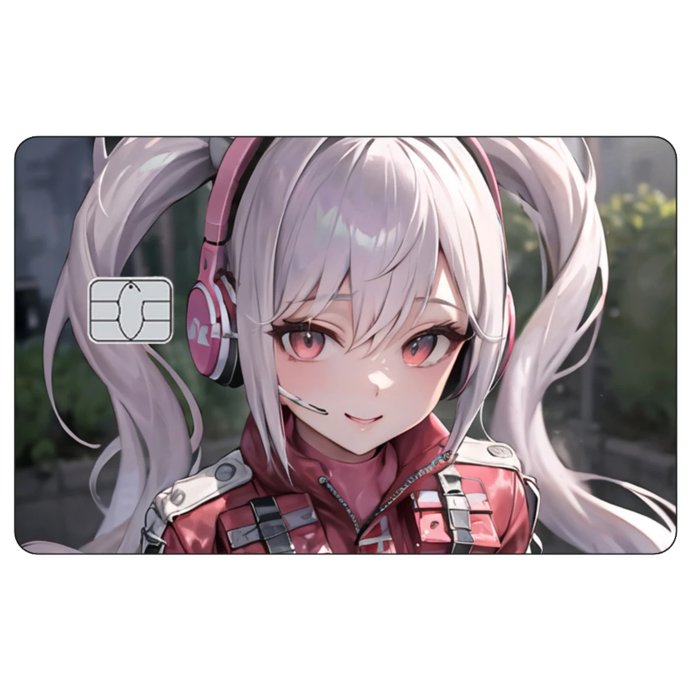 ملصقات NIKKE لبطاقة الائتمان Doro Matte لبطاقة البنك VISA Mastercard JCB وغيرها من البطاقات المغناطيسية IC