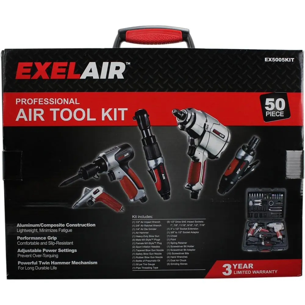 

EX5005KIT 50-х предметный профессиональный набор инструментов для пневматического применения