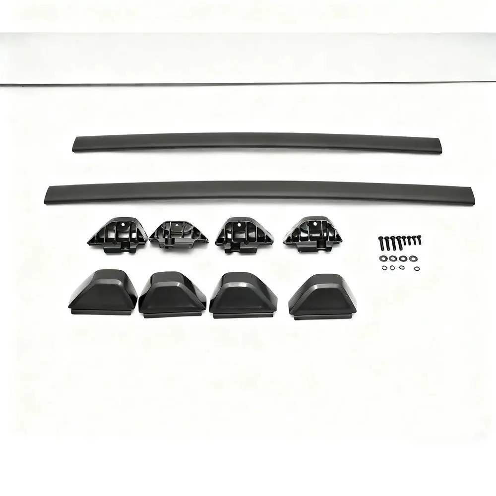 Fits For Toyota BZ 2025 2026 2PCS Aluminum Roof Rail Rack Cross Bar Crossbar Anti Rust Black
