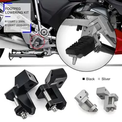Footpeg Lowering Kit For BMW r1200 rt R1200RT R 1200 RT 1200RT 2007 2008 Motorcycle Rider Relocation Footrest Front Foot Pegs