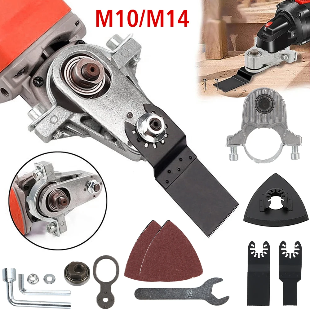 M10/M14 Thread for Swing Saw Cutter Polisher Polish Oscillate Angle Grinder Conversion Accessories