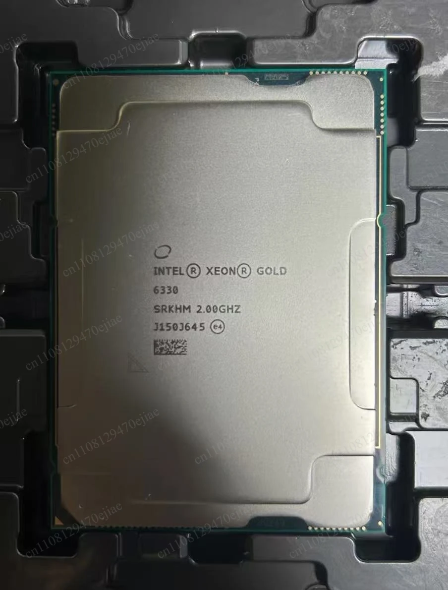 Xeon Gold 6330 Server CPU 28 Core 56 Thread 2.0GHz 3.1GHz Turbo 42MB Cache LGA4189 Socket Workstation Processor