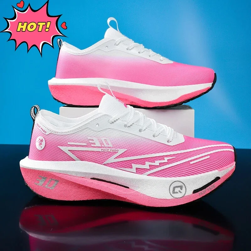 

Ultra-light carbon plate running shoes professional marathon racing shoes popcorn cushioning non-slip sports shoes