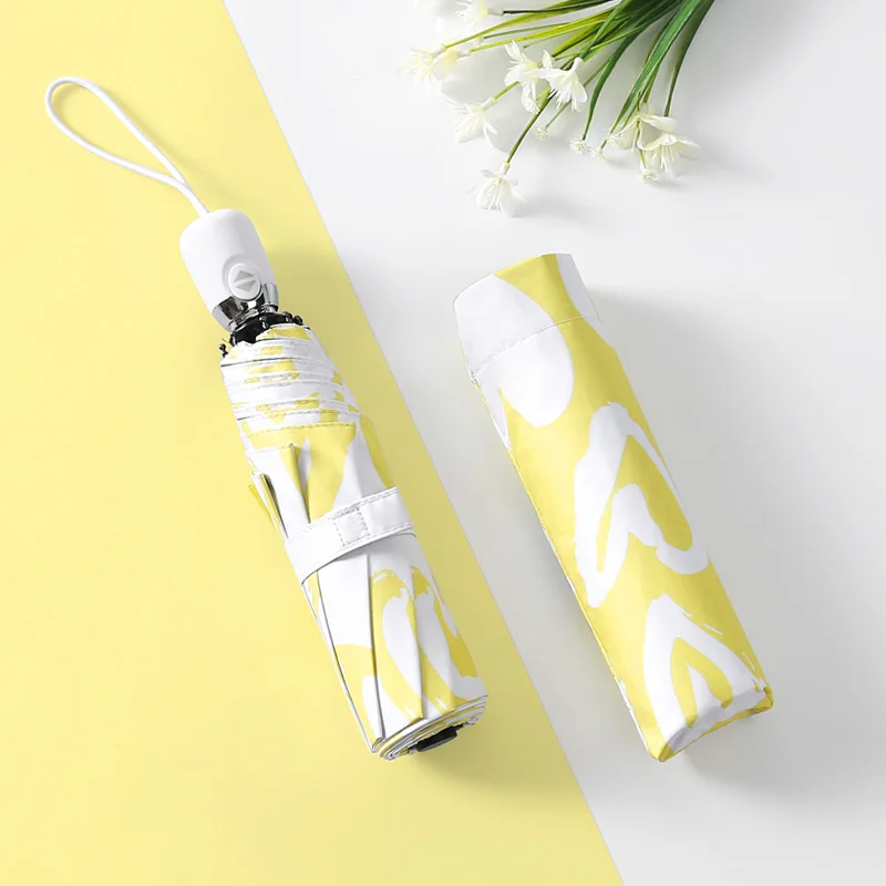 

Uv Protection Outdoor Umbrella Folding Pocket Sun Rain Umbrella Girl Travel Cute Ombrello Pieghevole Household Product Rain Gear