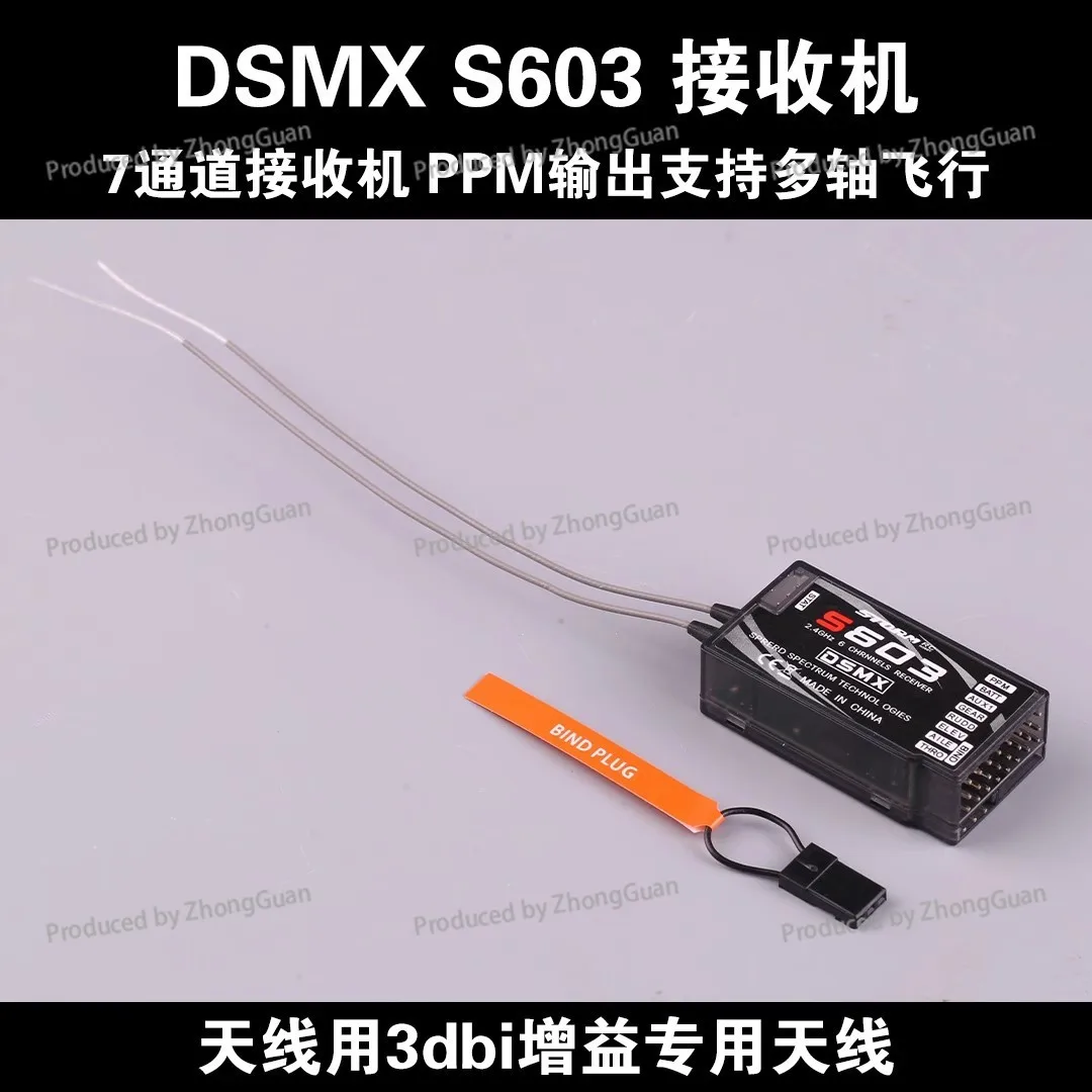 S603 Receiver, Long-range Dsm2/dsmx 6-channel Ar6210 Replacement, Standalone Ppm Output for Rc Models