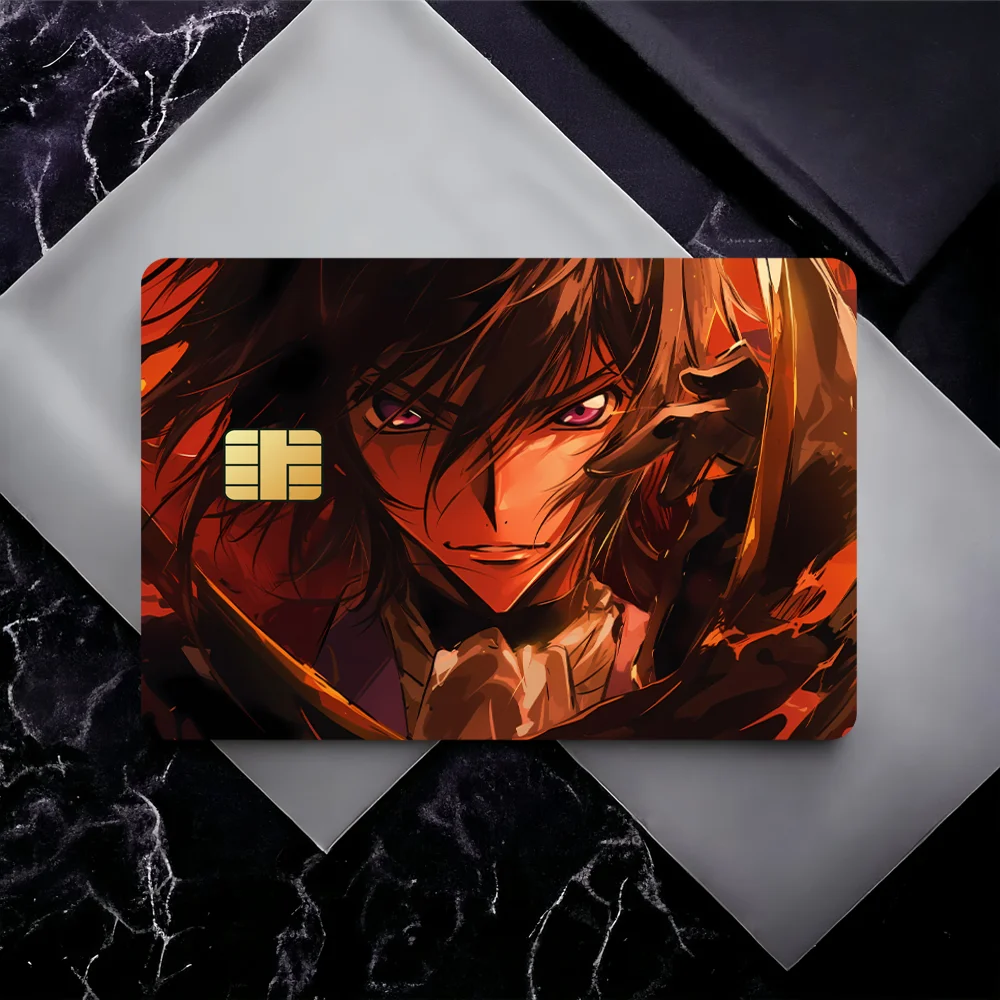 Code Geass Lelouch of the Rebellion Poster Anti-Scratch Decorative Waterproof Small Chip 4PCS Card Sticker New