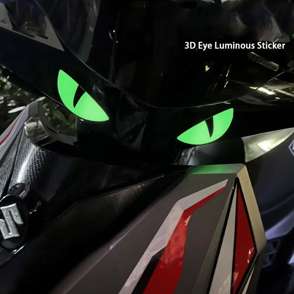 

1 шт. светоотражающие наклейки «Глаз дьявола» для декора автомобиля и мотоцикла, светящиеся, улучшают ночную widoczność, безопасность, долговечность, мода