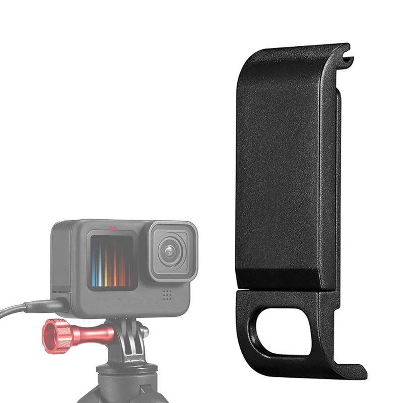 Replacement Side Door Battery Cover For Gopro Pass Through Battery Door Cover For Gopro 10/9/11/12 Camera Accessories