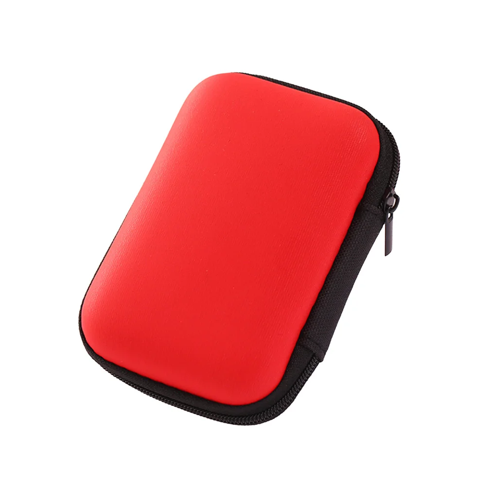 

Compact Eva Cable and Earphone Case Water-Resistant Travel Pouch with Mesh Pocket for Small Items on-The-Go Organization