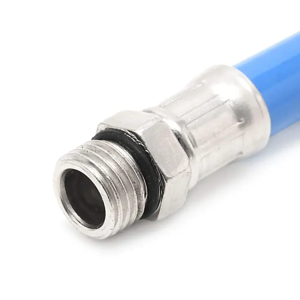 1PCS Car Air Rubber Hose Copper Lock On Clip Chuck Tire Inflator Self-locking Hose Tire Pressure Gun Accessories Pneumatic Tools