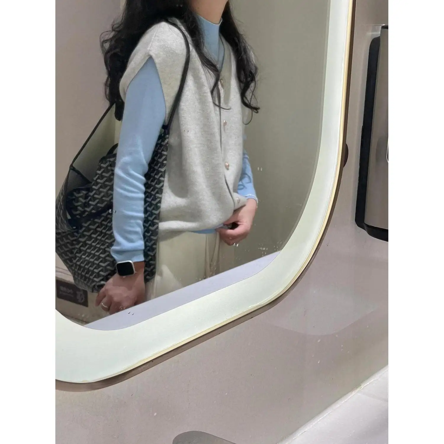 Conjunto de Dos Piezas de Suéter de Punto Otoño Invierno para Mujer, Cseta Ajustada, Estilo Casual, Color Puro, Manga Larg...