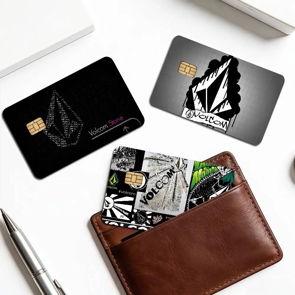 V-Volcom LOGO 100% Hot Sale Amine Credit Debit Bank Card Bus Card Film Skin Sticker