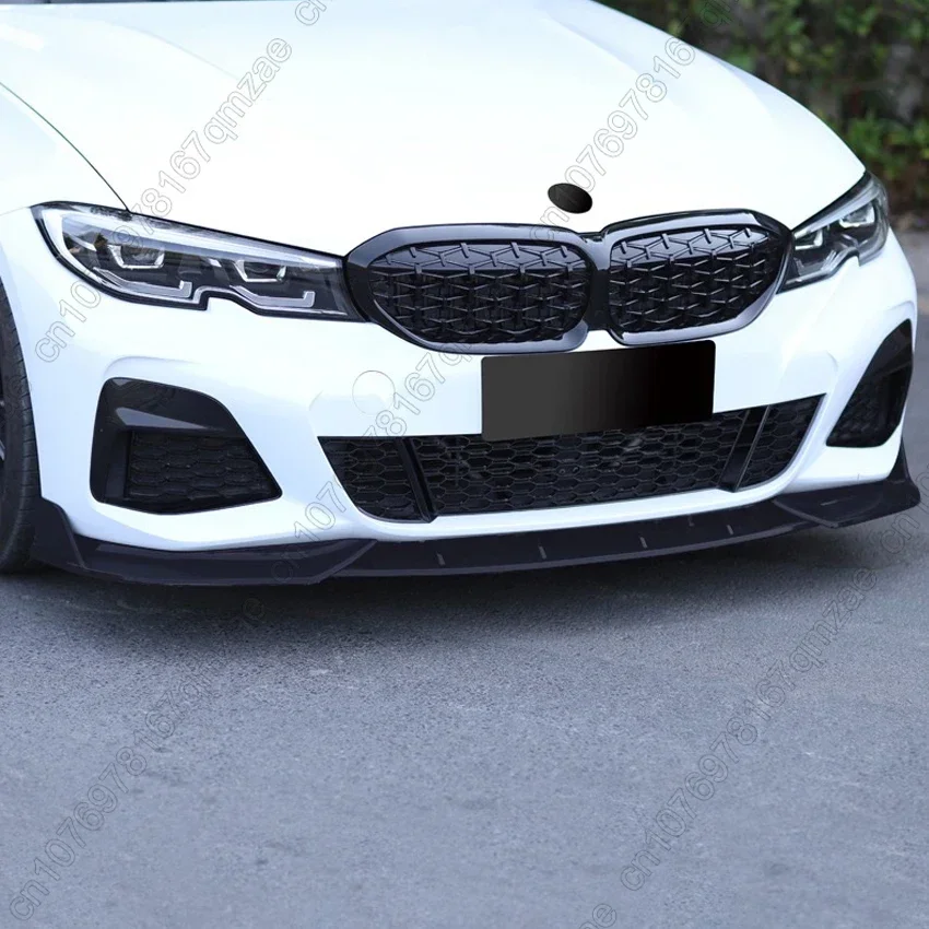 For BMW 3 Series G20 G21 G28 2019-2022 320i 330i M340i M Pack  Front Bumper Lip Spoiler Splitter Diffuser Cover Canards tuning