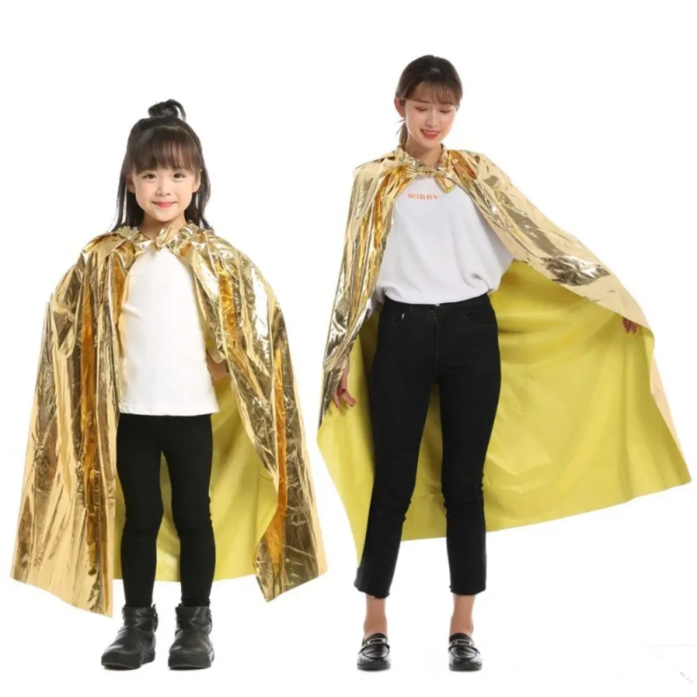 Multipurpose Grim Reaper Cloak Bright Color Coat Witches Robes Long Cape Cloak Nightclub Bar Dress Halloween Cosplay Cape Kids