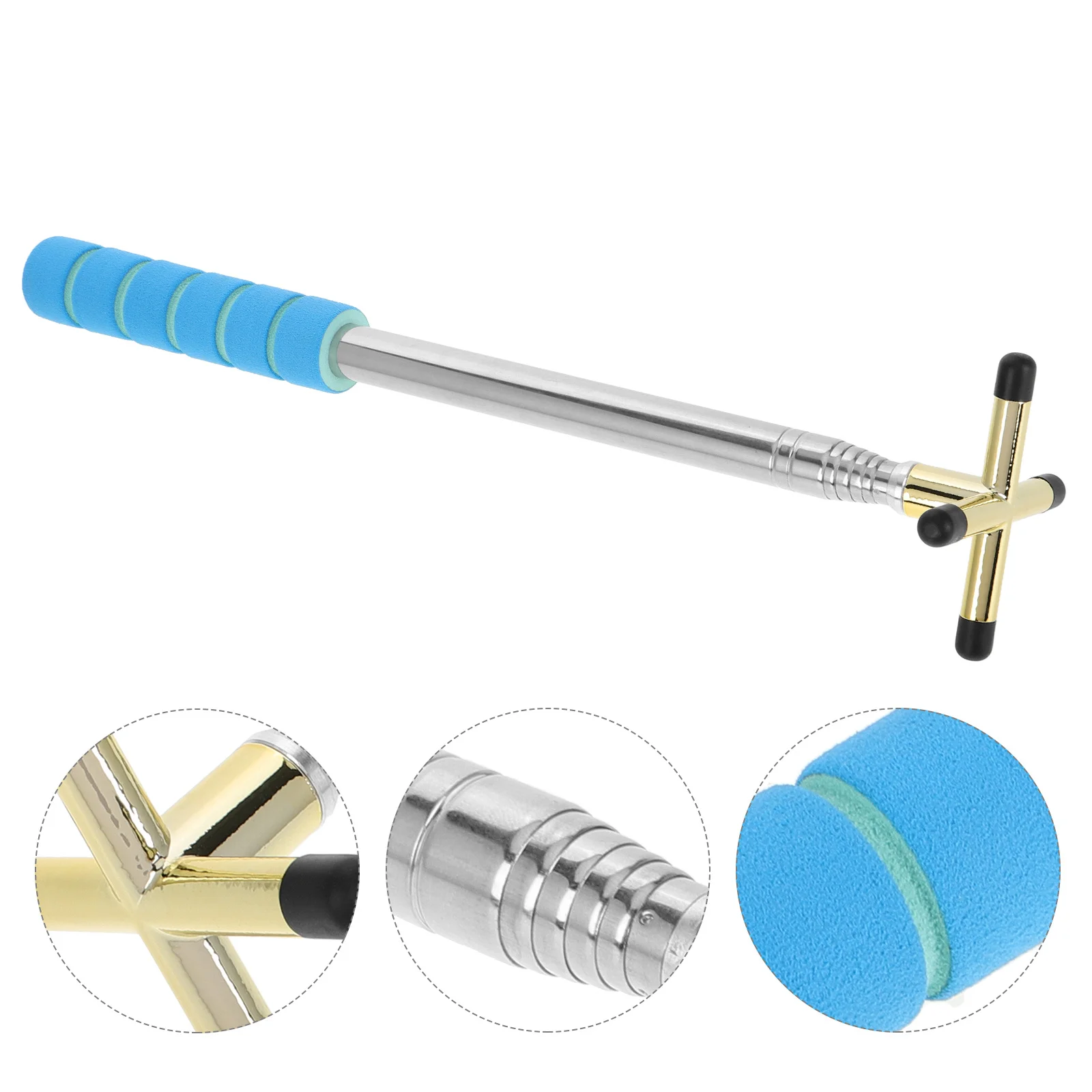 

Подставка для бильярдного кия Выдвижная телескопическая регулируемая мостовая головка Аксессуар для бассейна Съемная мостовая головка Удобная ручка