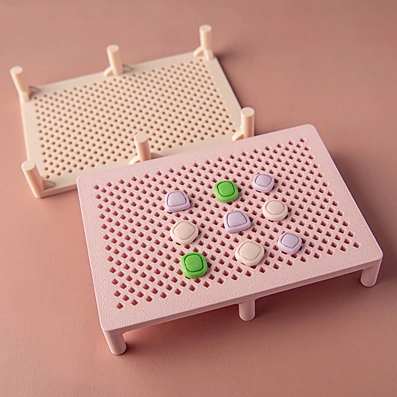 Polymer Clay Earring Fixing Rack Ultraviolet Lamp Pottery Clay Stud Bracket Manual Auxiliary Hole Position Fixing Holder Tools