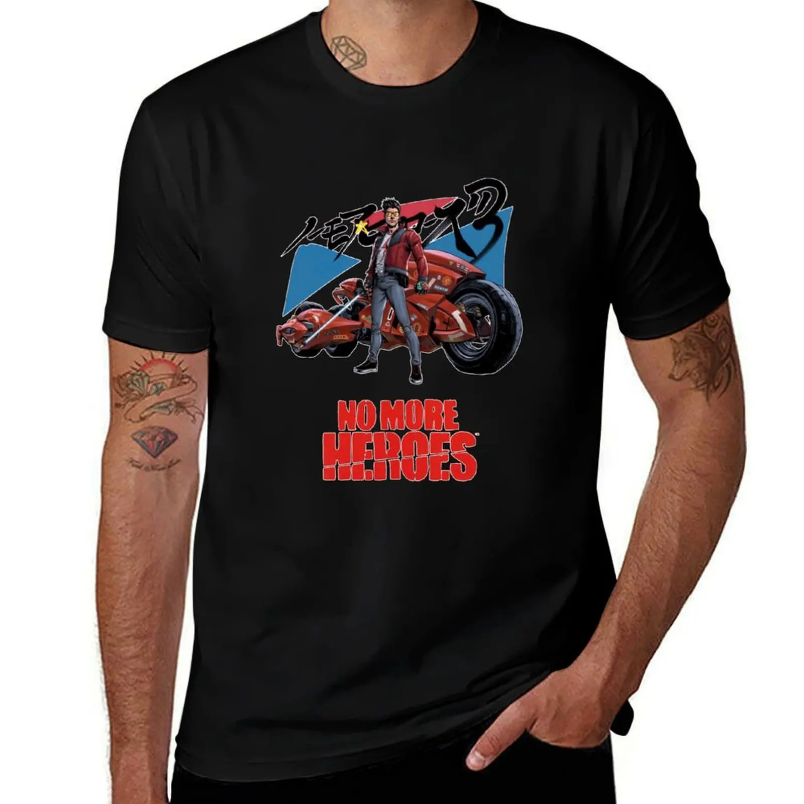

man More Heroes T-Shirt for man white prints t-shirt package No with for t pack plain t cotton black shirts shirts