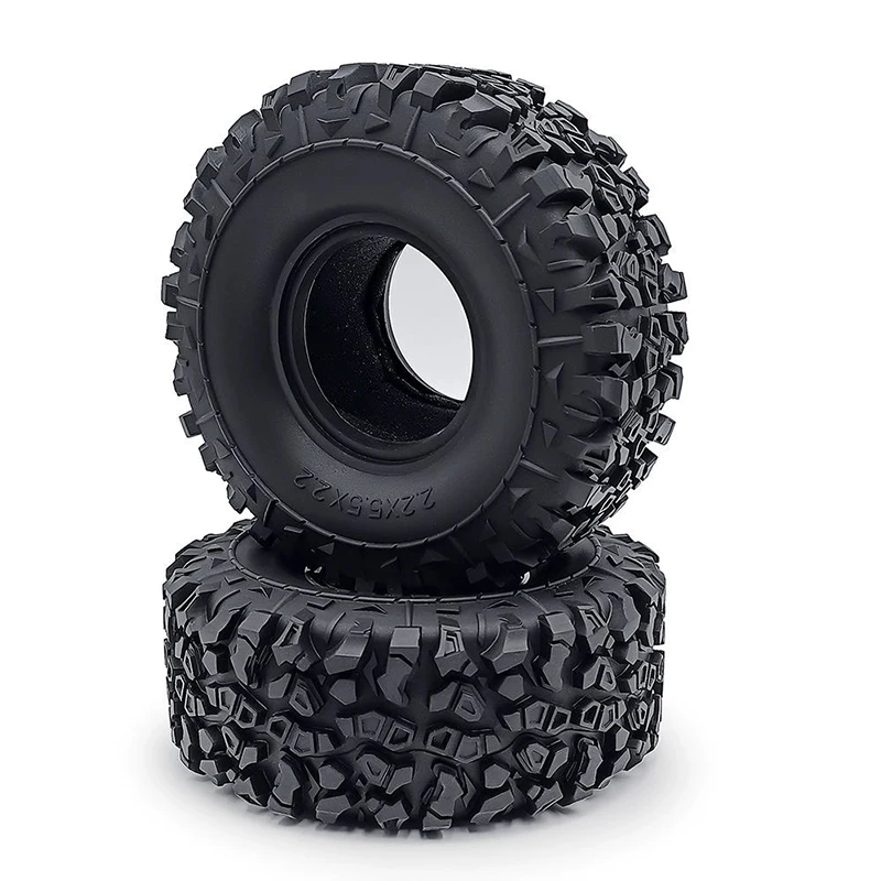 

RC Car Tire 2.2 inch climbing car simulation tire imitation jc performance tire skin TRX4 SCX10 rhino tube frame