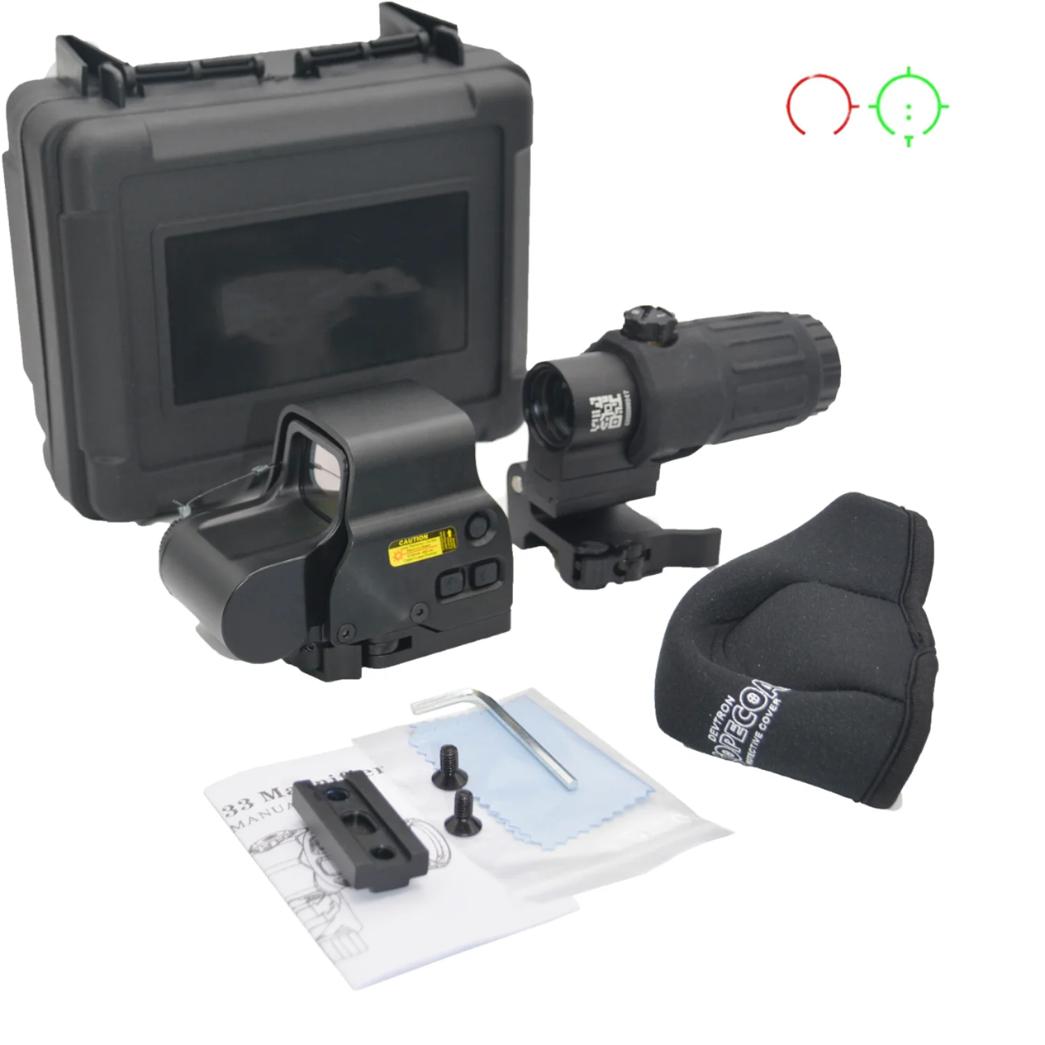High Transmittance Adhesive Lens Red Dot Iris Outdoor Slingshot and Black Cross-Border Hunting Accessories