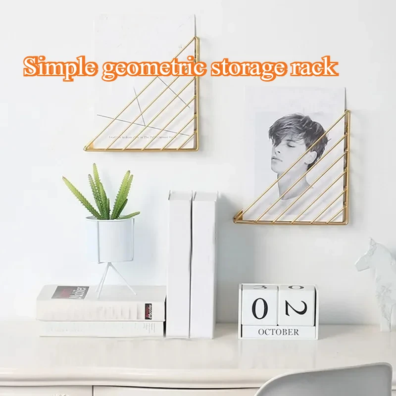 

Скандинавский стиль Ins, минималистичный геометрический офисный стол, книжная полка, офисные принадлежности, настольный ящик для хранения, папка, полка