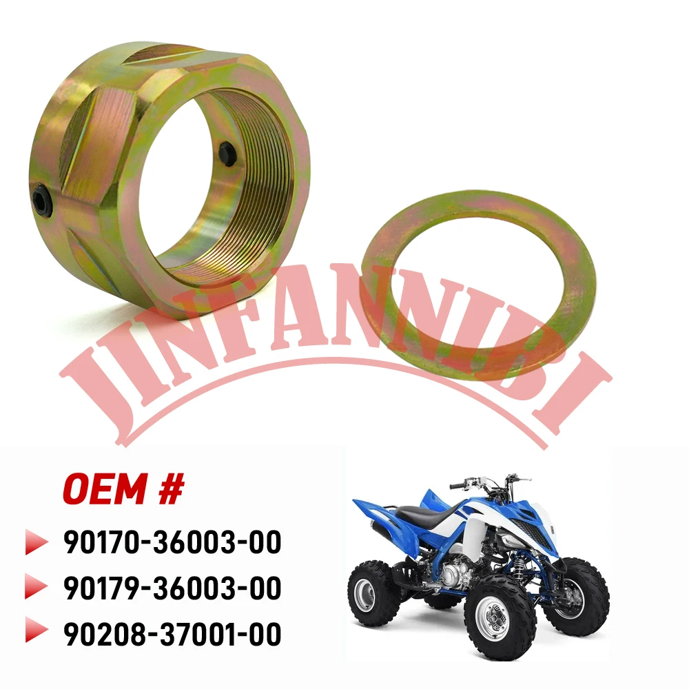 

Комплект стопорных гаек заднего моста для Yamaha Raptor 700 06-22, YFZ450 04-13 # 90179-36003-00