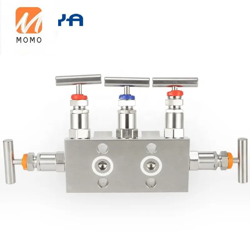 Instrument Industrial  5 Valve Manifold for Pressure Transmittes Manufacture and Supplier Stainless Steel 5 Way Manifold Valve