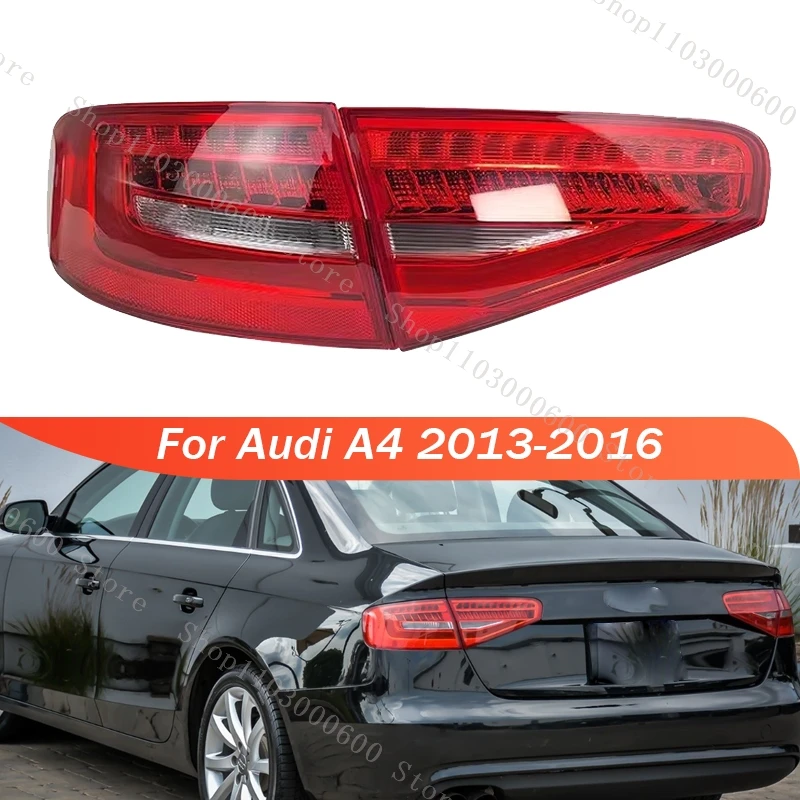 

Для Audi A4 B8.5 A4L 2013-2016 задний фонарь в сборе, указатель поворота, сигнальная лампа заднего хода, Стайлинг автомобиля 8KD945093A 8KD945095A