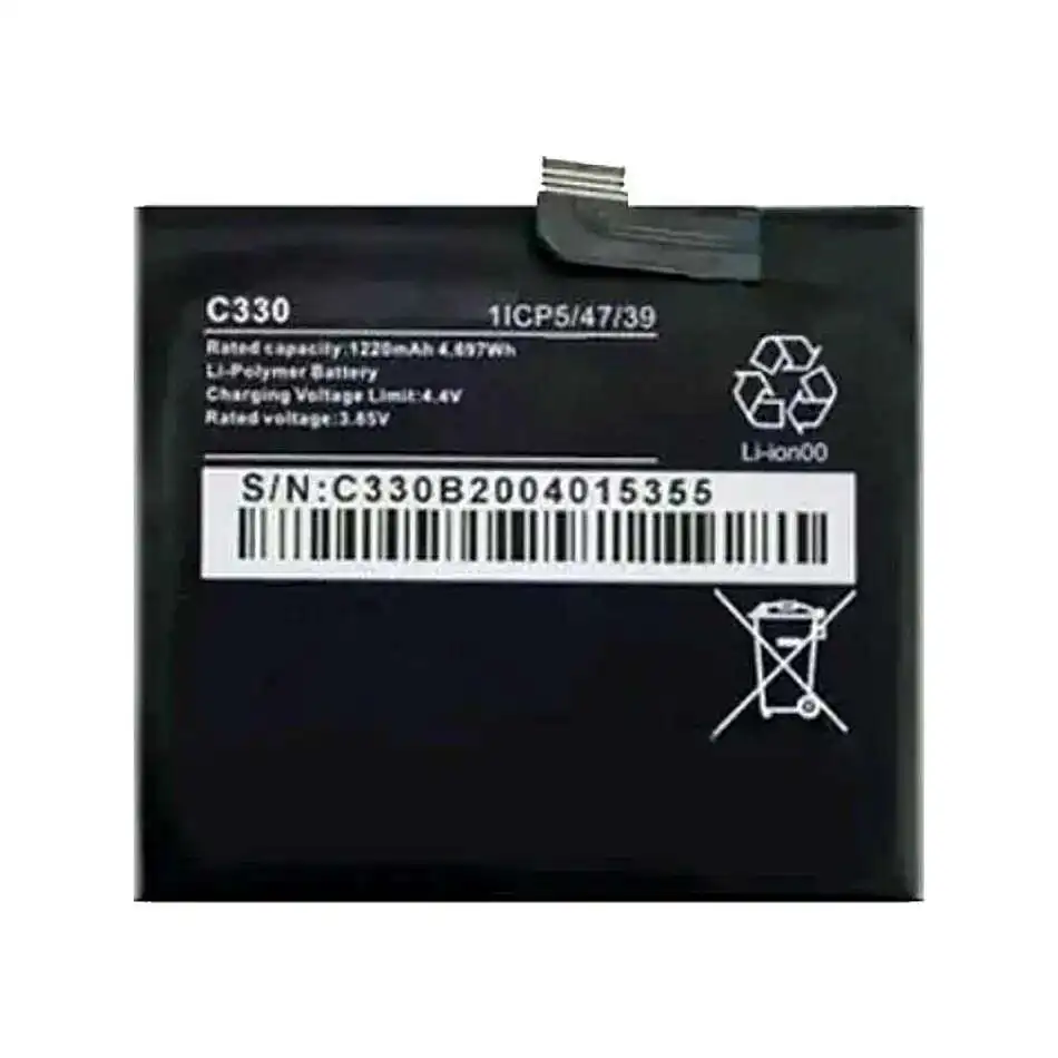 Für Wiko C330 Langlebiger 1220 mAh Handy-Akku