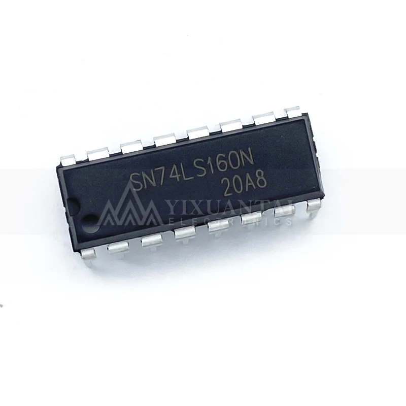 10PCS/LOT  74LS160 SN74LS160N HD74LS160P DIP-16 Logic counter   New Original In Stock