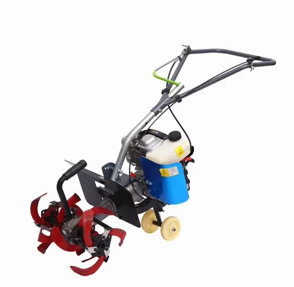 Micro-tilter Hand-held Soil Loosener,  Furrow Opener, Agricultural Rotary Tiller and Plow Machine Small Weeding Machine