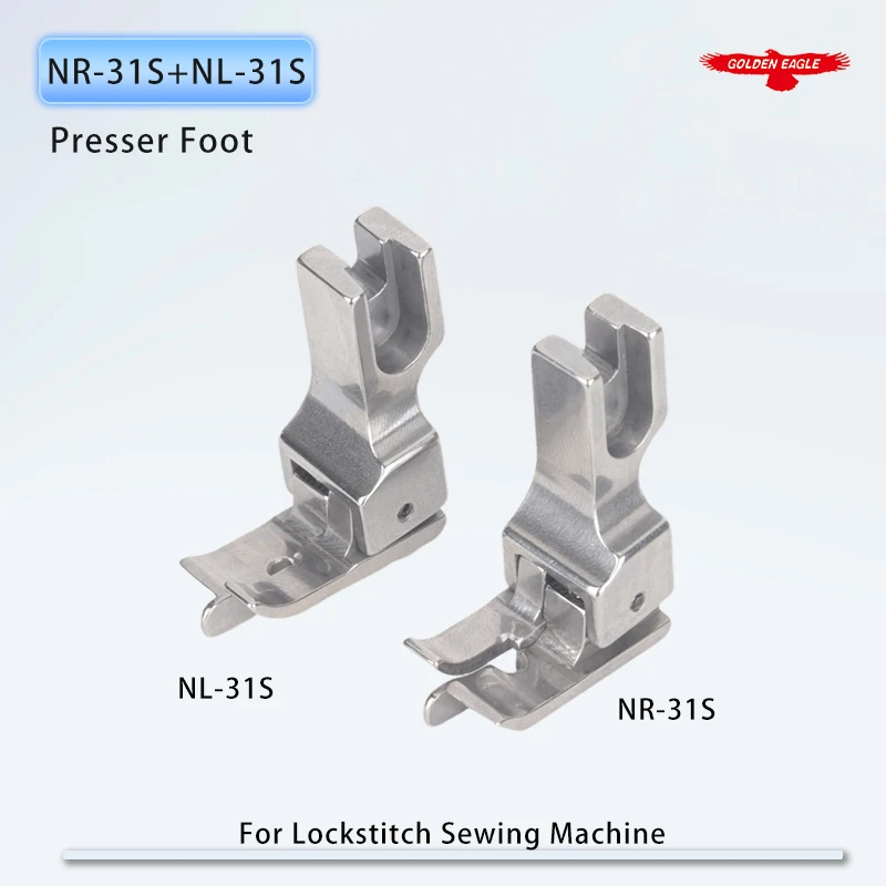 NR-31S NL-31S Right / Left Stitch in Ditch Guide Presser Foot for Industrial Lockstitch Sewing Machine Pack Waist High Quality