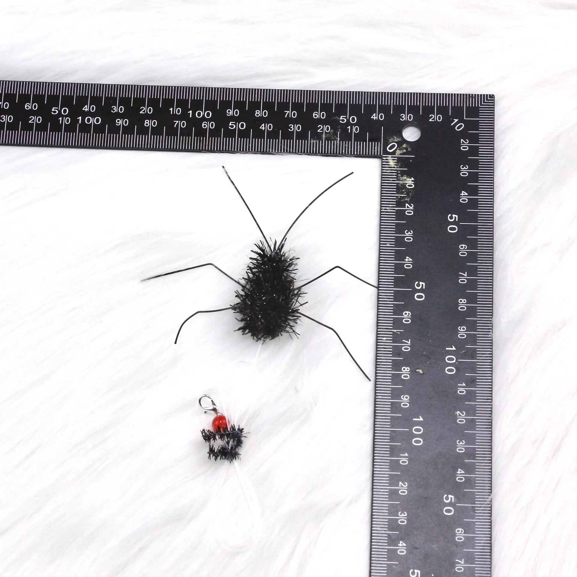 2pcs Black Artificial Insects Cat Teasing Stick Change Head Toy Pet Supplies Toys