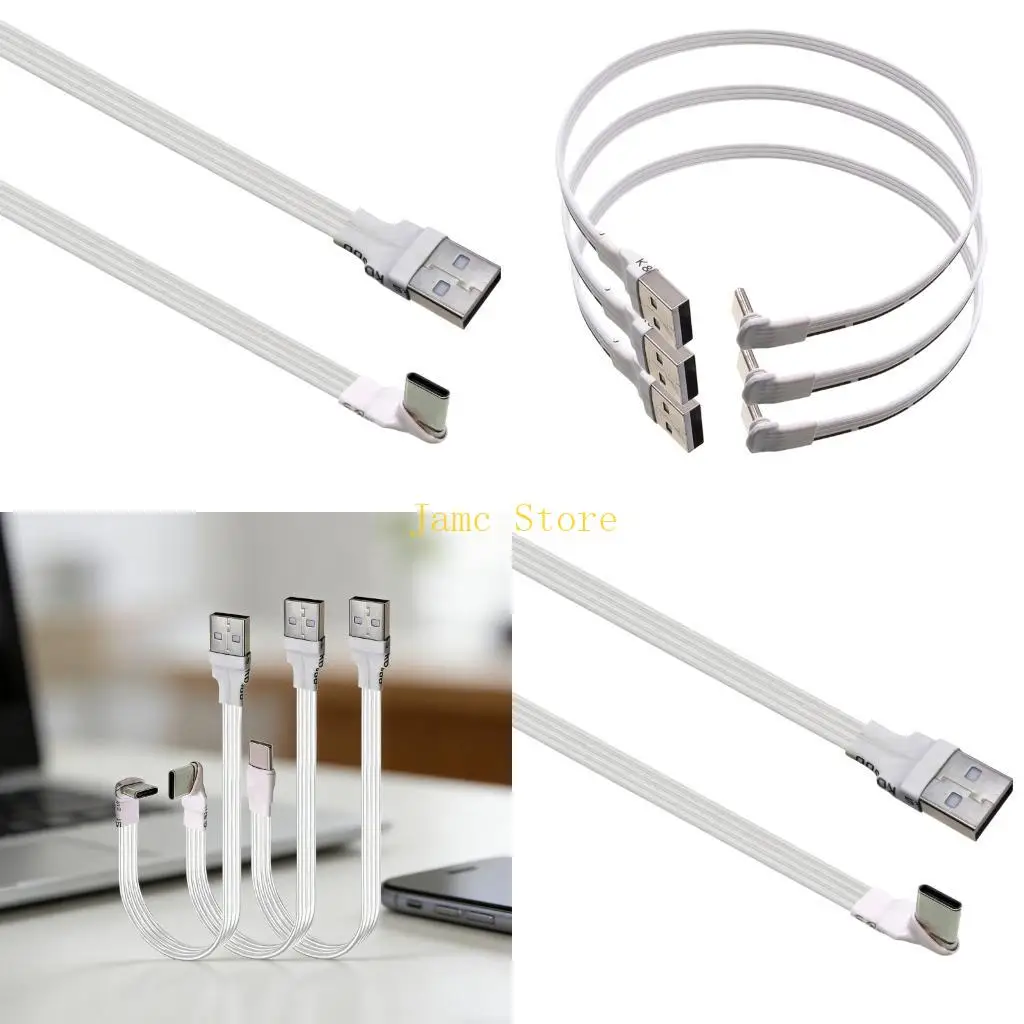LX0B Thin TPE USB Type C Cable For Fast Charging And 480Mbps Data Sync On Smartphones And Tablets