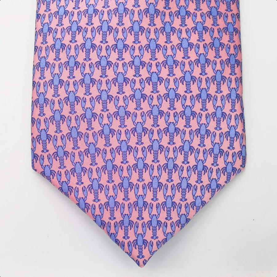 Cravatte da uomo in seta 100% cravatte fatte a mano con motivi stampati con animali + confezione regalo...